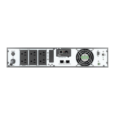 PANDUIT - UPS SmartZone de 2000 VA/2000 W, Online Doble Conversión, Entrada 120 Vca NEMA 5-20P, Onda Senoidal Pura, 2 UR, Con 6 Tomas NEMA 5-20R, Incluye Tarjeta de Red y Kit de Rieles