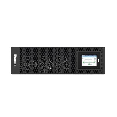 PANDUIT - UPS SmartZone de 6000 VA/6000 W, Online Doble Conversión, Entrada 208/240 Vca Con Terminal L1+L2+G, Onda Senoidal Pura, 6 UR, Con 2 Tomas NEMA L6-30R y Terminal L1+L2+G, Incluye Tarjeta de Red y Kit de Rieles