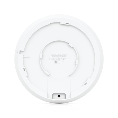 UBIQUITI - Punto de Acceso UniFi WiFi 6E Enterprise, alta densidad, hasta 600 usuarios, Mu-MIMO 4x4, bandas 2.4/5/6 Ghz, (1) puerto RJ45 2.5G (POE+ no incluido)