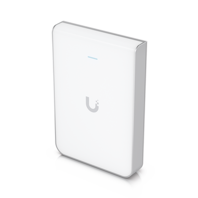 UBIQUITI - Access Point UniFi U6 In Wall/Montaje p/pared, WIFI 6 2.4 Y 5 Ghz, hasta 5.3 Gbps, 1 pto PoE In, 4 ptos secundarios (1 PoE Out)