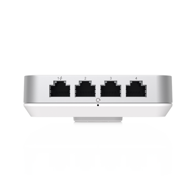 UBIQUITI - Access Point UniFi U6 In Wall/Montaje p/pared, WIFI 6 2.4 Y 5 Ghz, hasta 5.3 Gbps, 1 pto PoE In, 4 ptos secundarios (1 PoE Out)