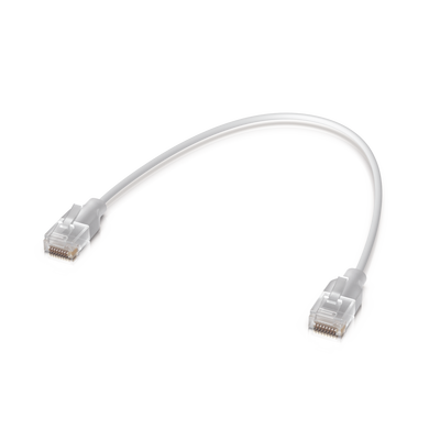 UBIQUITI - Pack de 24 Patchcords UniFi Etherlighting? de 15 cm (5.91 Pulgadas), hasta 10G / Soporta hasta PoE+++ / Conector RJ45 Transparente para Mejores Efectos de Luz con Switches USW PRO MAX