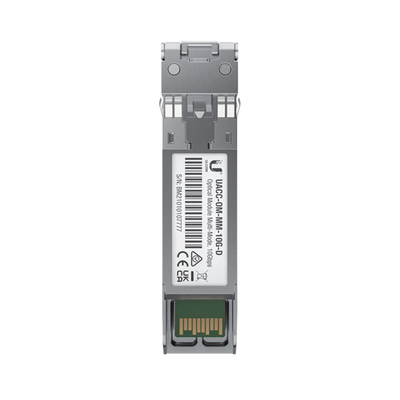 UBIQUITI - UFiber Módulo SFP+ 10G, transceptor MiniGibic MultiModo 10 Gbps, distancia 300m, conectores LC, paquete de 2 piezas
