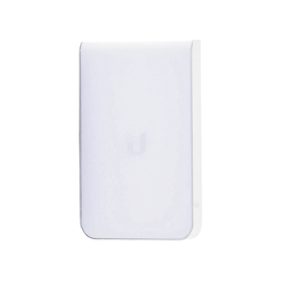 UBIQUITI - Access Point UniFI doble banda cobertura 180º, MI-MO 2x2 diseño placa de pared con dos puertos adicionales, hasta 100 usuarios Wi-Fi