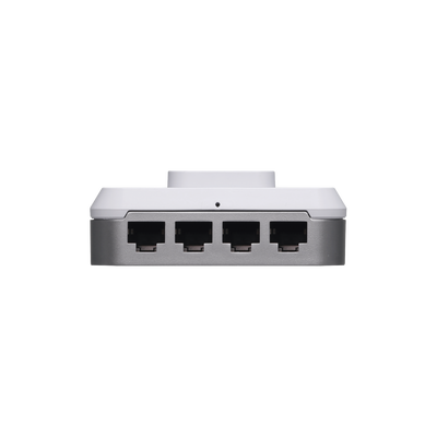 UBIQUITI - Access Point In Wall HD MU-MIMO 4x4 Wave 2 con 5 puertos (1 PoE entrada 802.3af/at PoE+, 1 PoE salida 48V y 3 Ethernet Passthrough) antena Beamforming, ideal para suites