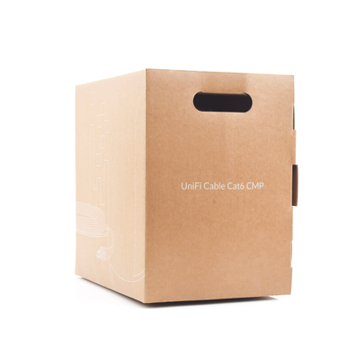 UBIQUITI - Bobina de cable UTP Plenum (CMP) UniFi, Cat6, Color blanco, 23 AWG, 305m para interior