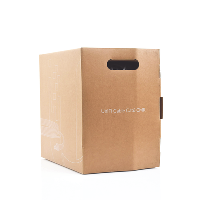 UBIQUITI - Bobina de cable UTP Riser (CMR) UniFi, Cat6, Color blanco, 23 AWG, 305m para interior