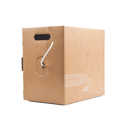 UBIQUITI - Bobina de cable UTP Riser (CMR) UniFi, Cat6, Color blanco, 23 AWG, 305m para interior