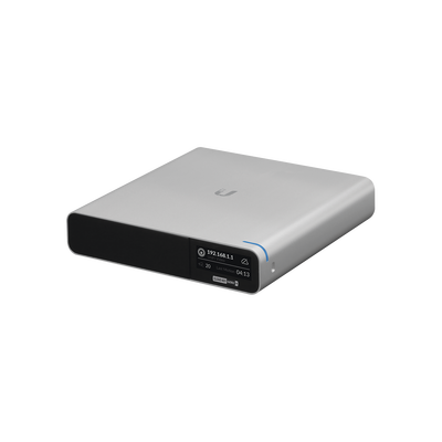 UBIQUITI - UniFi OS Console Cloud Key Gen2 PLUS / con aplicaciones UniFi Network y Protect, para hasta 50 dispositivos y 20 cámaras UniFi HD, incluye disco duro 1TB