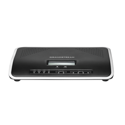 GRANDSTREAM - Conmutador IP-PBX de 2 puertos FXO + 2 FXS, 30 llamadas concurrentes, 500 usuarios y doble puerto Gigabit