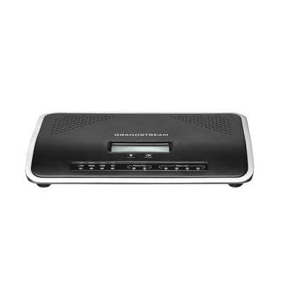 GRANDSTREAM - Conmutador IP-PBX de 4 puertos FXO + 2 FXS, 45 llamadas concurrentes, 500 usuarios y doble puerto Gigabit
