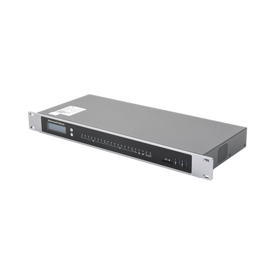 GRANDSTREAM - Conmutador IP-PBX para hasta 1500 usuarios y 200 llamadas simultaneas, 8FXO, 8FXS, solución para PyMEs