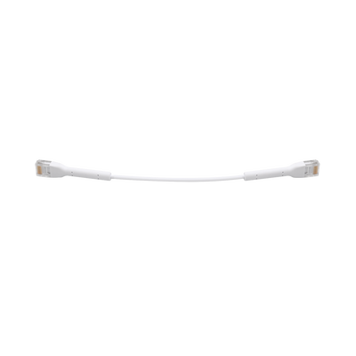 UBIQUITI - UniFi Ethernet Patch Cable Cat6 de 22 cm (8.66 pulgadas), Color Blanco