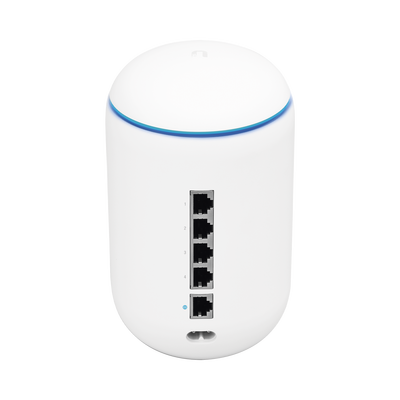 UBIQUITI - UniFi OS Console: UniFi Dream Machine, dispositivo que combina Wi-Fi AP 802.11ac Wave 2 MU-MIMO 4x4, Switch de 4 puertos, Router Security Gateway y Controlador UniFi