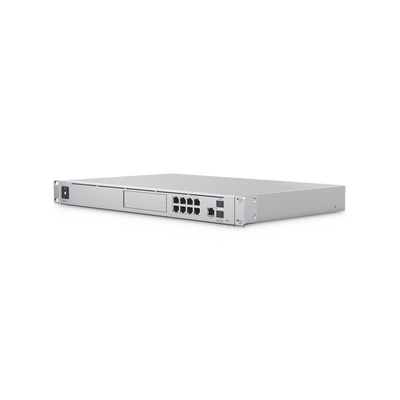 UBIQUITI - UniFi OS Console: Dream Machine Special Edition, 8 puertos LAN RJ45 con POE, 1 LAN SFP+, 1 WAN 2.5G RJ45  y 1 WAN SFP+, 128 GB de memoria interna. Todas las aplicaciones UniFi integradas