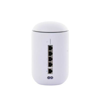 UBIQUITI - UniFi Dream Router con WiFi 6, 4 puertos LAN Gigabit de los cuales 2 son POE 802.3af. Aplicaciones UniFi Network, Protect y Access pre-instaladas. Pantalla LCD