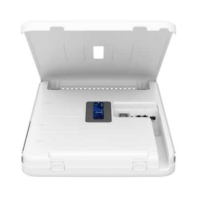 UBIQUITI - Dream Wall Cloud Gateway 10G Diseñado para Montaje en Pared con WiFi 6 Integrado, Switch PoE de Alta Potencia y Compatibilidad Total con Aplicaciones UniFi