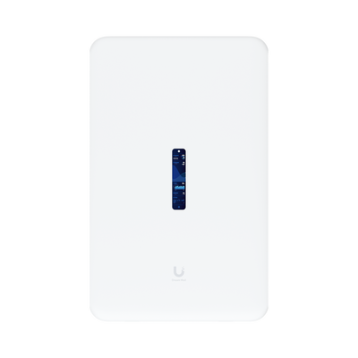 UBIQUITI - Dream Wall Cloud Gateway 10G Diseñado para Montaje en Pared con WiFi 6 Integrado, Switch PoE de Alta Potencia y Compatibilidad Total con Aplicaciones UniFi