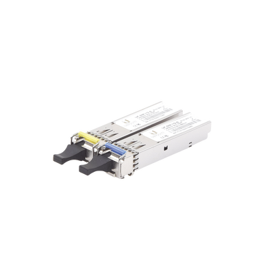 UBIQUITI - UFiber Módulo SFP, transceptor MiniGibic MonoModo 1.25 Gbps, distancia 3km, un conector LC, incluye 2 tranceptores