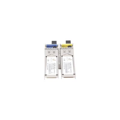 UBIQUITI - UFiber Módulo SFP, transceptor MiniGibic MonoModo 1.25 Gbps, distancia 3km, un conector LC, incluye 2 tranceptores
