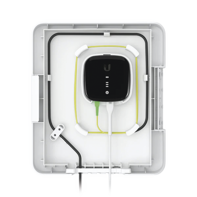 UBIQUITI - Ubiquiti Fiber Outdoor Terminal Box para Exterior Resistente a la Intemperie para Protección de Dispositivos Fiber, Apta para Montaje en Poste