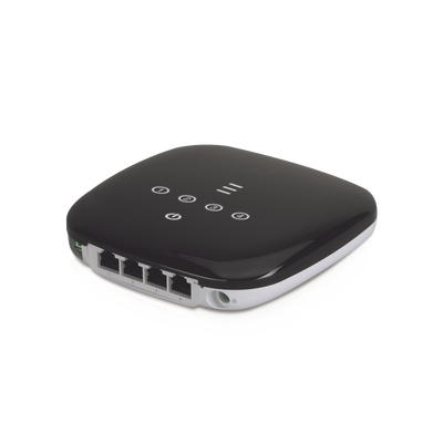 UBIQUITI - UFiber WiFi 802.11n GPON ONU, Unidad de red óptica con 1 puerto WAN GPON (SC/APC) + 4 puertos LAN Gigabit Ethernet