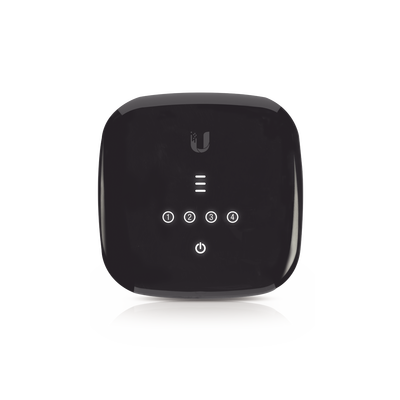 UBIQUITI - UFiber WiFi 802.11n GPON ONU, Unidad de red óptica con 1 puerto WAN GPON (SC/APC) + 4 puertos LAN Gigabit Ethernet