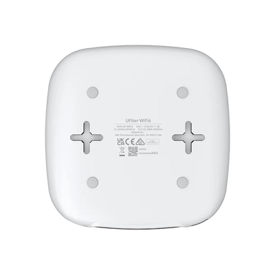 UBIQUITI - UFiber WiFi 6 GPON CPE con WiFi 802.11ax + 4 puertos GbE LAN y 1 puerto GPON WAN
