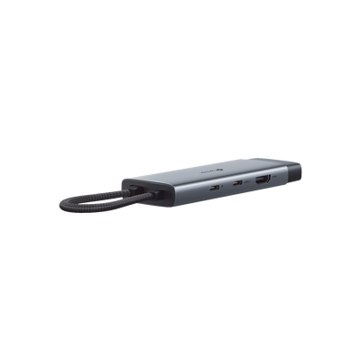 TP-LINK - Adaptador HUB 6 en 1, 1 puerto USB-C entrada, 1 puerto HDMI 4K, 1 puerto Ethernet Gigabit, 1 puerto USB-C y 2 puertos USB-A