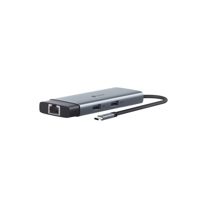 TP-LINK - Adaptador HUB 6 en 1, 1 puerto USB-C entrada, 1 puerto HDMI 4K, 1 puerto Ethernet Gigabit, 1 puerto USB-C y 2 puertos USB-A