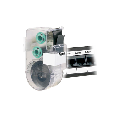 PANDUIT - Casete de Etiquetas para Línea Ultimate ID de Panduit, Material Poliéster, No Adhesivas, Rollo de 7.6 Metros (24.93 Pies), Color Blanco