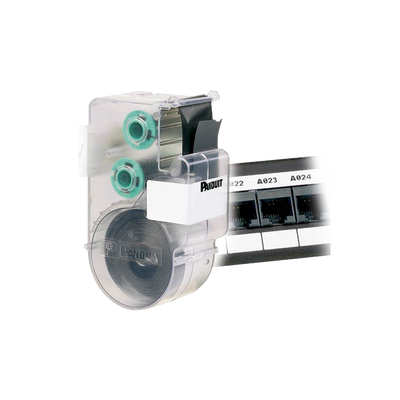 PANDUIT - Casete de Etiquetas para Línea Ultimate ID de Panduit, Material Poliéster, No Adhesivas, Rollo de 7.6 Metros (24.93 Pies), Color Blanco