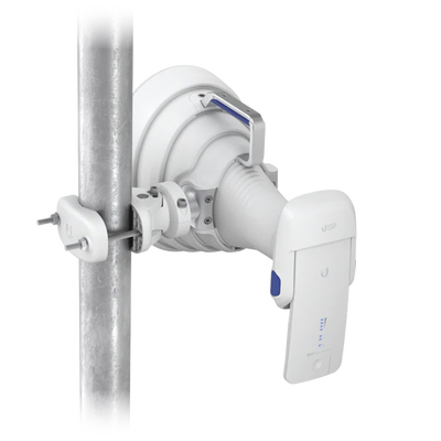 UBIQUITI - Antena Sectorial 30° tipo Horn para Multipunto, 19.5 dBi. Rango extendido 5.15 - 6.875 GHz. Alto aislamiento al ruido. Compatible solo con AF5XHD, RP5ACGEN2 y LTURocket