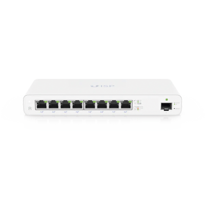 UBIQUITI - UISP Router Gigabit PoE Pasivo con 8 Puertos para Implementaciones MicroPoP y Redes Seguras