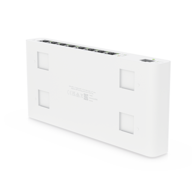 UBIQUITI - UISP Switch Gigabit PoE Pasivo de Capa 2 con 8 Puertos para Implementaciones MicroPoP