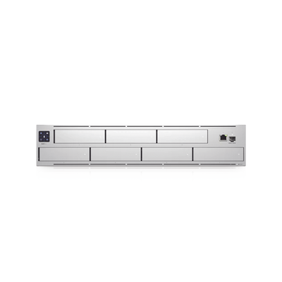 UBIQUITI - NVR PRO UniFi Protect, con bahía  para 7 discos duros, almacena hasta 20 cámaras 4k o 60 cámaras 1080p, pantalla táctil