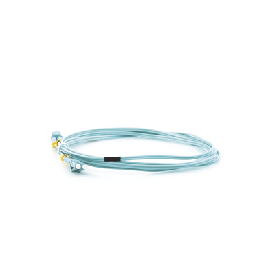 UBIQUITI - Jumper de Fibra Óptica Multimodo LC-LC duplex 10 G, 50/125 OM3, Color Aqua, 3 Metros