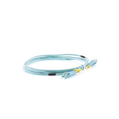 UBIQUITI - Jumper de Fibra Óptica Multimodo LC-LC duplex 10 G, 50/125 OM3, Color Aqua, 3 Metros
