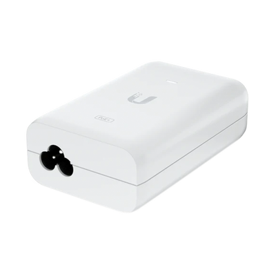 UBIQUITI - Adaptador PoE Ubiquiti (48 VDC, 0.65A) puerto Gigabit, ideal para equipos UniFi