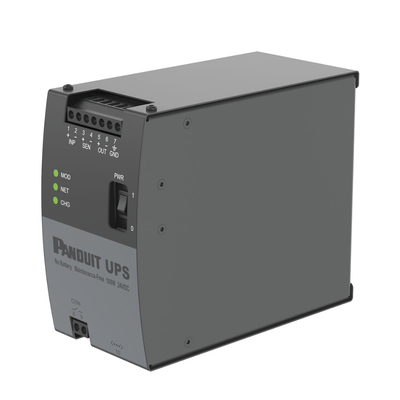 PANDUIT - UPS Industrial de 100 Watts, 24 Vcd de Entrada, Instalación en Riel DIN Estándar de 35mm, Temperatura de operación de -40 a 60 ºC