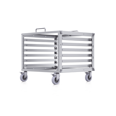 UBIQUITI - UniFi Rack Móvil de 6 Unidades, incluye 1 patchpanel de 24 puertos Gigabit, no requiere herramientas para armarse, incluye ruedas.
