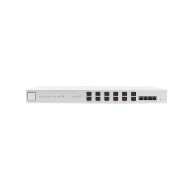 UBIQUITI - UniFi Switch 16 XG, Capa 2 de 12 puertos SFP+ 10 Gb + 4 puertos 10G Base-T (RJ-45)