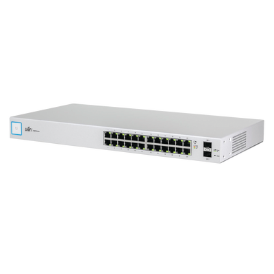 UBIQUITI - Switch UniFi capa 2 administrable de 26 puertos Gigabit (24 eth. y 2 SFP) Throughput 38.69 Mpps