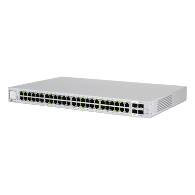 UBIQUITI - Switch UniFi administrable de 48 puertos 10/100/1000, 2 SFP y 2 SFP+, Sin PoE