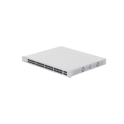 UBIQUITI - UniFi Switch PoE+/ Pasivo 24V, Administrable de 48 puertos 10/100/1000 Mbps, 2 puertos SFP Gigabit , 2 puertos SFP+ 10 G, 500W