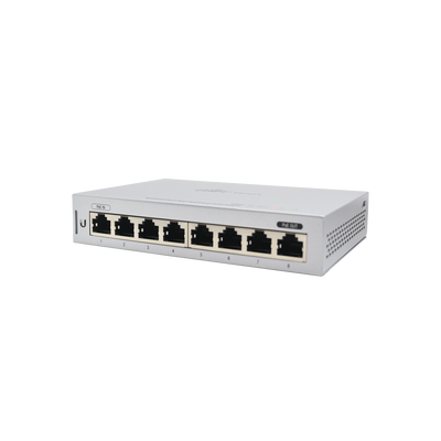 UBIQUITI - Switch UniFi Administrable capa 2 de 8 Puertos Gigabit (7 Ethernet y 1 PoE Pasivo 48V)
