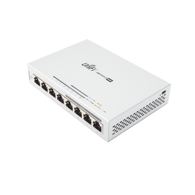 UBIQUITI - Switch UniFi Administrable capa 2 de 8 puertos Gigabit (4 Puertos Gigabit PoE 802.3af y 4 puertos Gigabit ethernet) 60W
