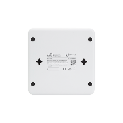 UBIQUITI - Router UniFi puertos Ethernet Gigabit, desempeño de 1 Mpps, hasta 100 dispositivos en LAN, bloqueo de tráfico por categoría, administración desde la nube
