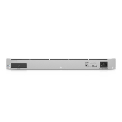 UBIQUITI - UniFi Switch Empresarial Capa 3 de 24 puertos PoE 802.3af/at (12 puertos 2.5G y 12 puertos 1G) + 2 puertos 1/10G SFP+, 400W, pantalla informativa