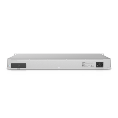 UBIQUITI - UniFi Switch Empresarial Capa 3 de 24 puertos PoE 802.3af/at (12 puertos 2.5G y 12 puertos 1G) + 2 puertos 1/10G SFP+, 400W, pantalla informativa